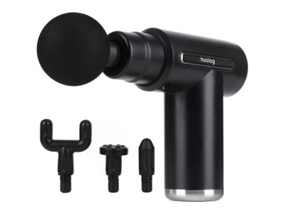 HUS1005 MASÁŽNÍ PISTOLE ČERNÁ HUSLOG