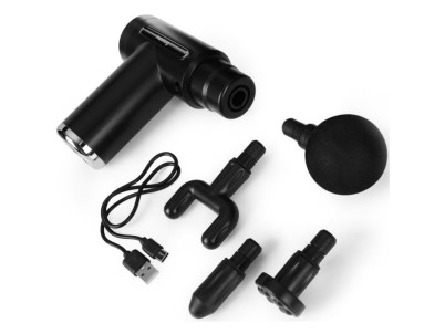 HUS1005 MASÁŽNÍ PISTOLE ČERNÁ HUSLOG