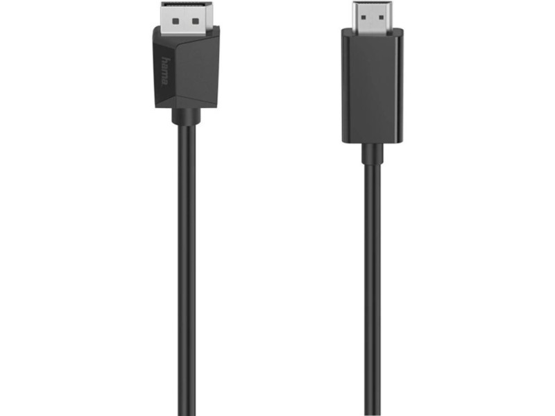 DisplayPort na HDMI, 1,5 m, UHD/4K Hama