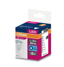 Žiarovka OSRAM® LED GU10 50 (ean8647) 36° 4,5W/6500K Value PAR16