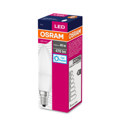 Žiarovka OSRAM® LED FR 040 (ean1066) non-dim, 4,9W/865 E14 6500K Value CLASSIC B