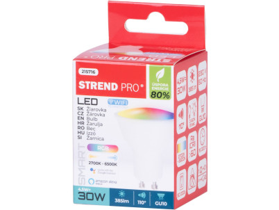 Žiarovka Strend Pro Smart, wifi, mení farby RGB, 5 W, GU10