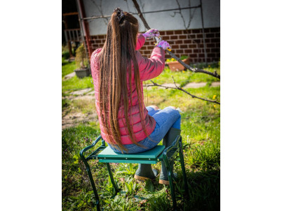 Stolička Strend Pro GC4202, záhradná, skladacia, kľakadlo, 59x28x49 cm, nos. 150 kg Stolička Strend Pro GC4202, záhradná, skladacia, kľakadlo, 59x28x49 cm, nos. 150 kg