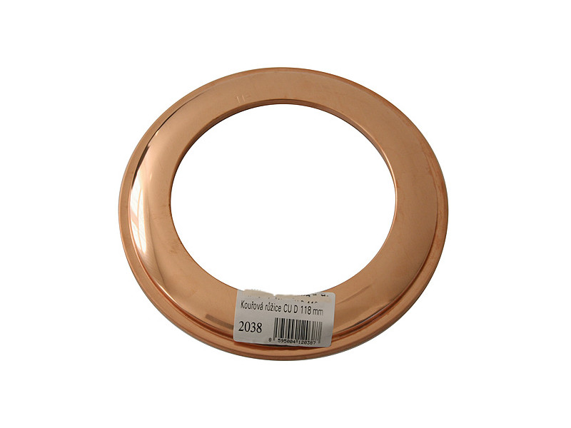 Ružica dymová Antikoro 118 mm, Cu, na dymovod