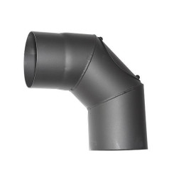 Koleno HS.CO 090/180/2,0 mm, s čistiacim otvorom, dymovod, dymové kominové koleno na spájanie rúr dymovodu