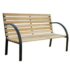 Lavička záhradná EVERILD, 125x55x75 cm