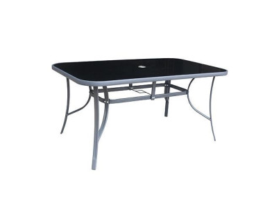 Stôl LEQ GREGORY Moonstone, sklo 5 mm, 150x90x70 cm