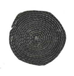 Šnúra sporáková Strend Pro, L-2.5 m, plochá 12 mm, tesniaca šnúra na sklo, na dvierka, na krby, na kachle, grafitová