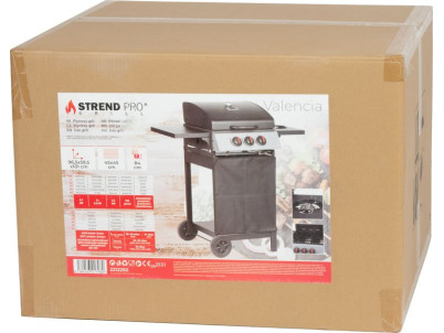 Gril Strend Pro Valencia, BBQ, plynový 2+1 horáky