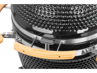 Gril Strend Pro Kamado Egg 21", priemer 46,7 cm, gril výška 91 cm, čierny, 130x73x122 cm Gril Strend Pro Kamado Egg 21", priemer 46,7 cm, gril výška 91 cm, čierny, 130x73x122 cm