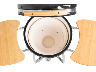 Gril Strend Pro Kamado Egg 21", priemer 46,7 cm, gril výška 91 cm, čierny, 130x73x122 cm Gril Strend Pro Kamado Egg 21", priemer 46,7 cm, gril výška 91 cm, čierny, 130x73x122 cm