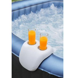 Sada MSpa® B0301350, 2x opierka hlavy, držiak na poháre, silikon