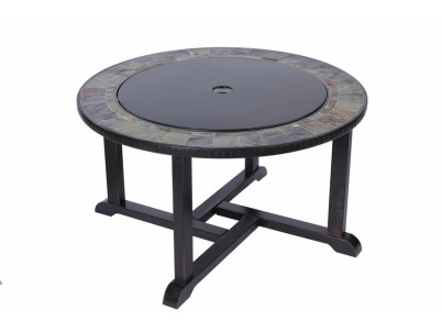 Gril a Ohnisko Strend Pro Grill, kovové, 4 stoličky, 3 v 1, 105x75 cm, uhlie, záhradné