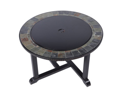 Gril a Ohnisko Strend Pro Grill, kovové, 4 stoličky, 3 v 1, 105x75 cm, uhlie, záhradné