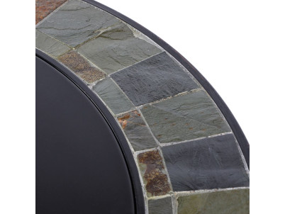 Gril a Ohnisko Strend Pro Grill, kovové, 4 stoličky, 3 v 1, 105x75 cm, uhlie, záhradné