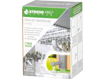 Zberač Strend Pro, dažďovej vody, 100 mm