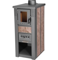 Kachle Pro LAVA Ceramic, mocca, 6,5 kW, 120 mm