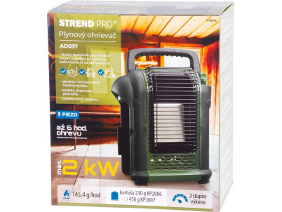 Ohrievač Strend Pro AD037, na kartuš so závitom, kempingový, prenosný, piezo Ohrievač Strend Pro AD037, na kartuš so závitom, kempingový, prenosný, piezo