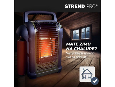 Ohrievač Strend Pro AD037, na kartuš so závitom, kempingový, prenosný, piezo Ohrievač Strend Pro AD037, na kartuš so závitom, kempingový, prenosný, piezo