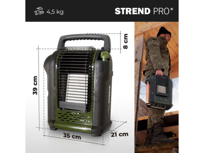 Ohrievač Strend Pro AD037, na kartuš so závitom, kempingový, prenosný, piezo Ohrievač Strend Pro AD037, na kartuš so závitom, kempingový, prenosný, piezo