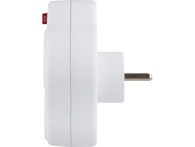 Zásuvka Strend Pro, rozbočovacia, rozdvojka, biela, 2x 16 A, USB A+C, vypínač Zásuvka Strend Pro, rozbočovacia, rozdvojka, biela, 2x 16 A, USB A+C, vypínač