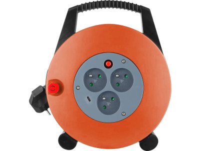Kábel Strend Pro, predlžovací, L-10 m, 3x 16 A, na bubne, USB C Kábel Strend Pro, predlžovací, L-10 m, 3x 16 A, na bubne, USB C
