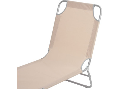 Lehátko PANAMA, béžové, 188x55x27 cm