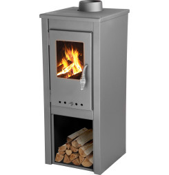 Kachle Thalia Uno Glass Lite, šedé, 3,9 kW