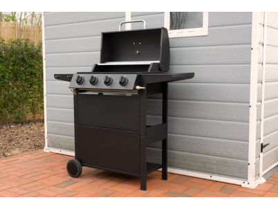 Gril Strend Pro Malaga, BBQ, plynový, 4 horáky