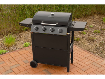 Gril Strend Pro Malaga, BBQ, plynový, 4 horáky