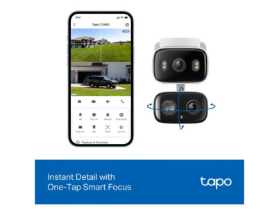 TP-link Tapo C246D, Dual Lens Security kamera TP-link Tapo C246D, Dual Lens Security kamera