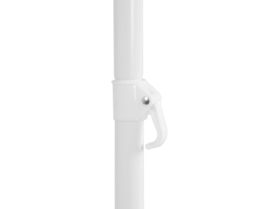Slnečník DALIA 180 cm, 32/32 mm, s naklápacím kĺbom, čierno-biely, plážový