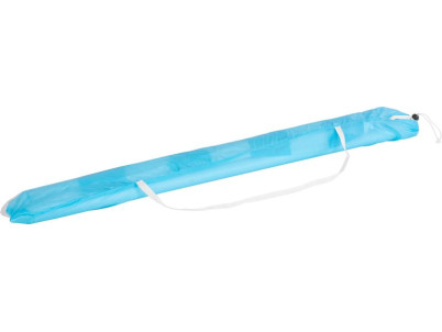 Slnečník DALIA 180 cm, 32/32 mm, s naklápacím kĺbom, tyrkysovo-biely, plážový