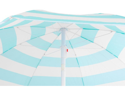 Slnečník DALIA 180 cm, 32/32 mm, s naklápacím kĺbom, modro-biely, plážový