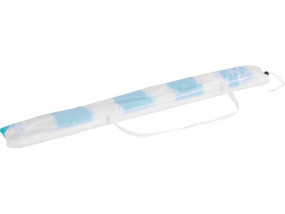 Slnečník DALIA 180 cm, 32/32 mm, s naklápacím kĺbom, modro-biely, plážový