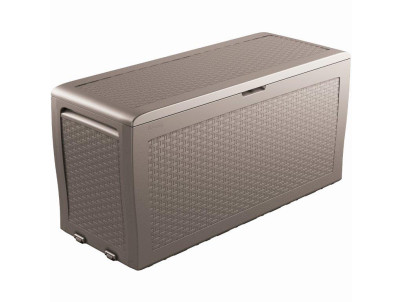 Záhradný box Keter Samoa Rattan Box 270L cappuccino