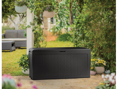 Záhradný box Keter Samoa Rattan Box 270L hnedý Záhradný box Keter Samoa Rattan Box 270L hnedý