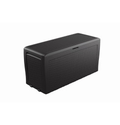 Záhradný box Keter Samoa Rattan Box 270L grafitový