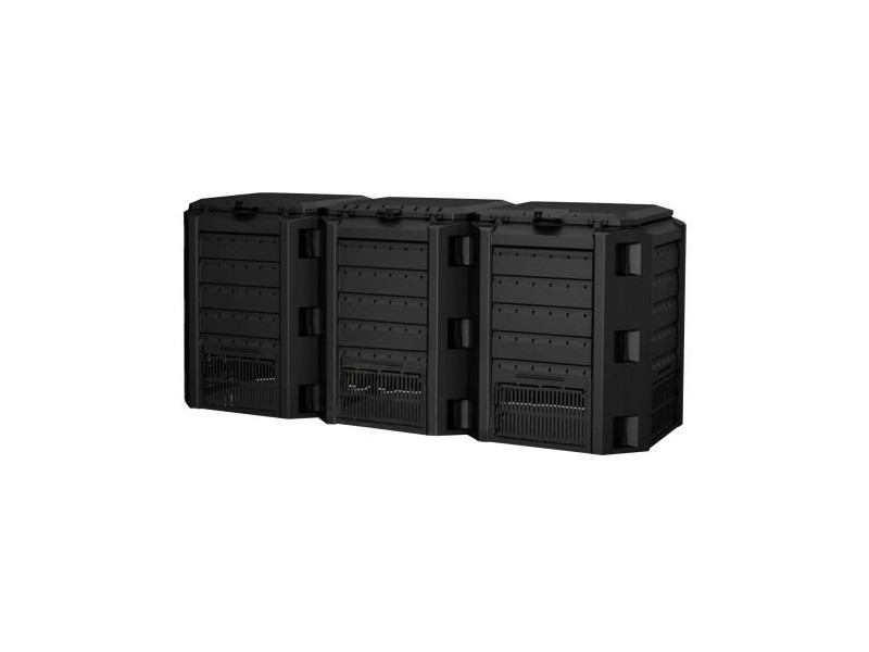 Kompostér Prosperplast COMPOGREEN 3x400 l COMPOGREEN (čierny)