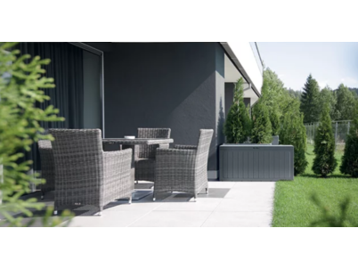 Záhradný box Prosperplast BOARDEBOX antracit 280L Záhradný box Prosperplast BOARDEBOX antracit 280L