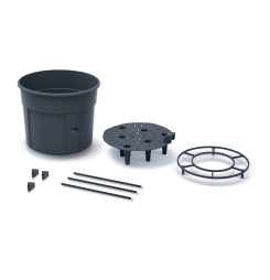 Kvetináč Prosperplast TOMATO GROWER na pestovanie paradajok 39,2 cm antracit