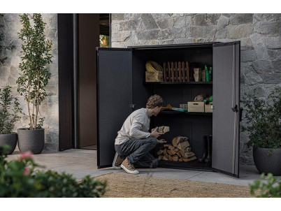 Záhradný box Keter Signature 1400 l Venetian hnedý