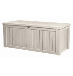 Záhradný box Keter Rockwood 570 L krémový
