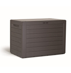 Záhradný box Prosperplast WOODEBOX hnědý 190L