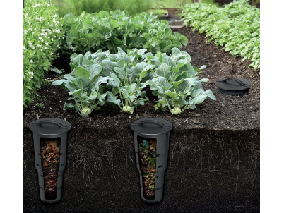 Kompostér Prosperplast COMBIOSOIL čierny 25cm