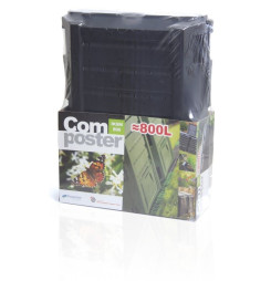 Kompostér Prosperplast COMPOGREEN 2x400 l čierny