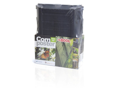 Kompostér Prosperplast COMPOGREEN 2x400 l čierny