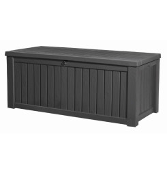 Záhradný box Keter Rockwood 570 L grafitový - poškodený obal