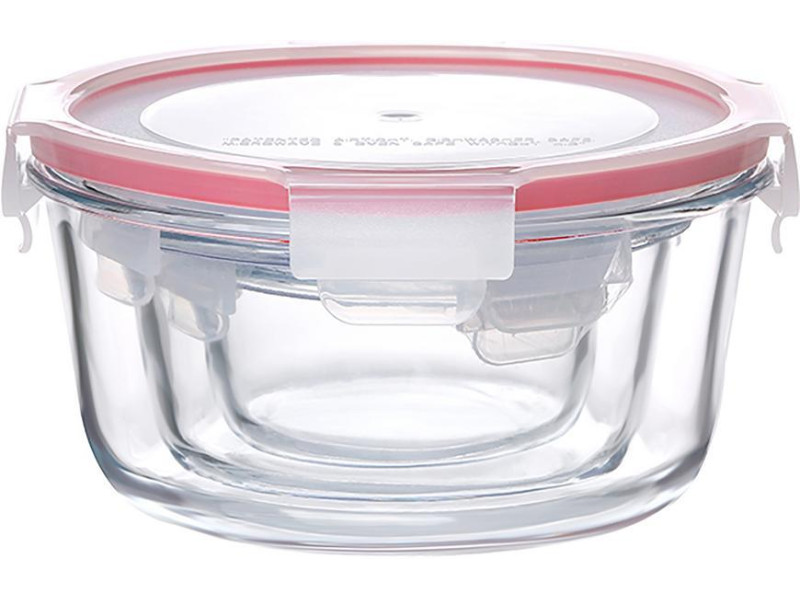 Dóza MagicHome, sada 3 ks, sklenená, sklo, okrúhla, s vekom, 370/800/1500 ml Dóza MagicHome, sada 3 ks, sklenená, sklo, okrúhla, s vekom, 370/800/1500 ml