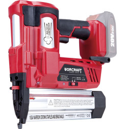 Sponkovačka Worcraft CNS-S20LiH ShareSYS, 20V Li-Ion, s reguláciou, LED sveto, sponky U + klince T